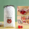 100 Pcs Disposable Food Cover Plastic Shopper Bags