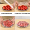100 Pcs Disposable Food Cover Plastic Shopper Bags - Image 2