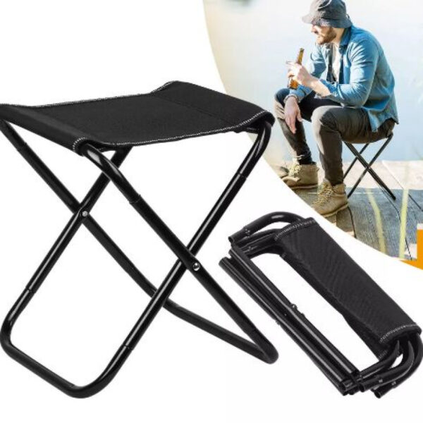 Outdoor Portable Folding Chair Portable Outdoor Camping Fishing Folding Stool Chair Leisure Chair - Image 4