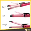 2 in 1 Nova Hair Straightener and Curler Hair Straightener + Curler Versatile Styling Tool for Straightening and Curling Hair - Image 3