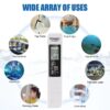 Portable Digital Water TDS, EC, And Temperature Meter (3-in-1) With ATC Function, 1ppm Resolution, 0-9990ppm Purity Tester - Image 7