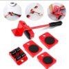 (5 in 1) Heavy Furniture Move Tool Transport Lifter Shifter Moving Kit Slider Remover Rolling Wheel Corner Mover Set - Image 3