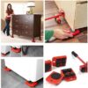 (5 in 1) Heavy Furniture Move Tool Transport Lifter Shifter Moving Kit Slider Remover Rolling Wheel Corner Mover Set - Image 4