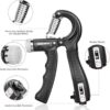 Hand Grip Strengthener Adjustable Resistance Wrist Strengthener Forearm Gripper Hand Workout Strength Trainer with counter (Random colour)