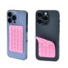 Square Double Side Suction Cups Cell Phone Holder Universal Bubble Gripper Silicone Pad (random Colour) - Image 2