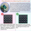 Square Double Side Suction Cups Cell Phone Holder Universal Bubble Gripper Silicone Pad (random Colour) - Image 7