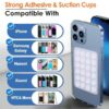 Square Double Side Suction Cups Cell Phone Holder Universal Bubble Gripper Silicone Pad (random Colour) - Image 6